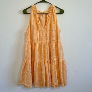 BB‎ Dakota Women’s Orange Floral Dress Size Small
